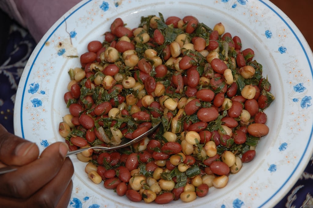 Githeri, a staple food made with maize and beans, Kenya. (Photo: CIMMYT)