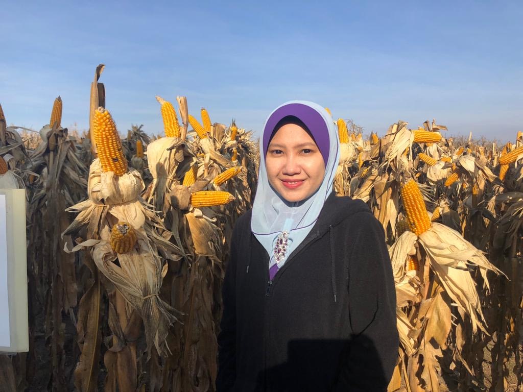 Visiting researcher Fazleen Abdul Fatah is studying the the growing importance of maize and wheat in emerging economies.