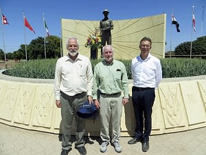 Left to right: Tom Lumpkin, John Snape and Martin Kropff.