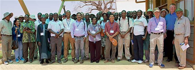 Participants of the doubled-haploid maize breeding workshop. B. Wawa/CIMMYT