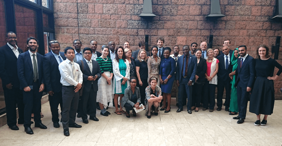 Representatives of government, civil society, and research for development organizations participated in the "Food Systems Dialogue on Ethiopia." (Photo: CIMMYT)